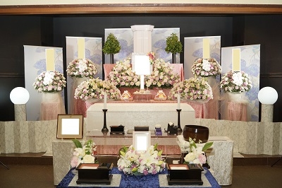 葬儀事例 八王子市斎場にて創価学会友人葬