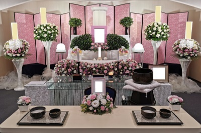 葬儀事例 クレアーレホールにて創価学会友人葬